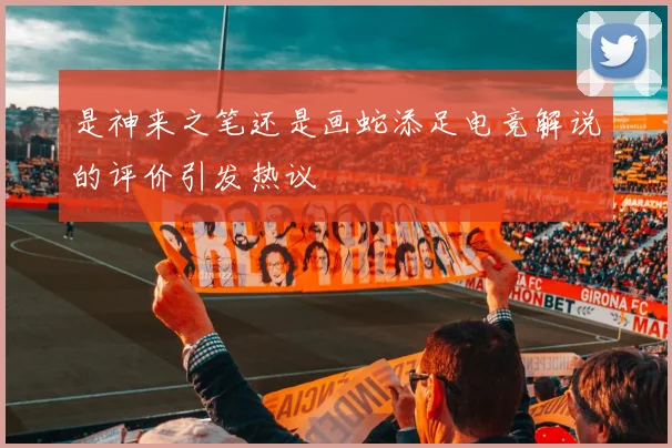 是神来之笔还是画蛇添足电竞解说的评价引发热议